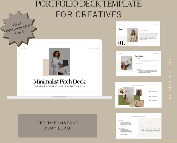 Portfolio Deck Template for Freelancers
